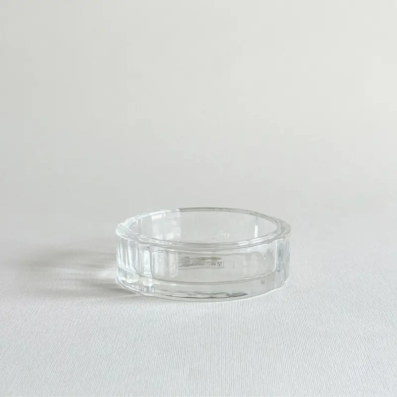 Crystal Ashtray | Ribbed Edge · Florence