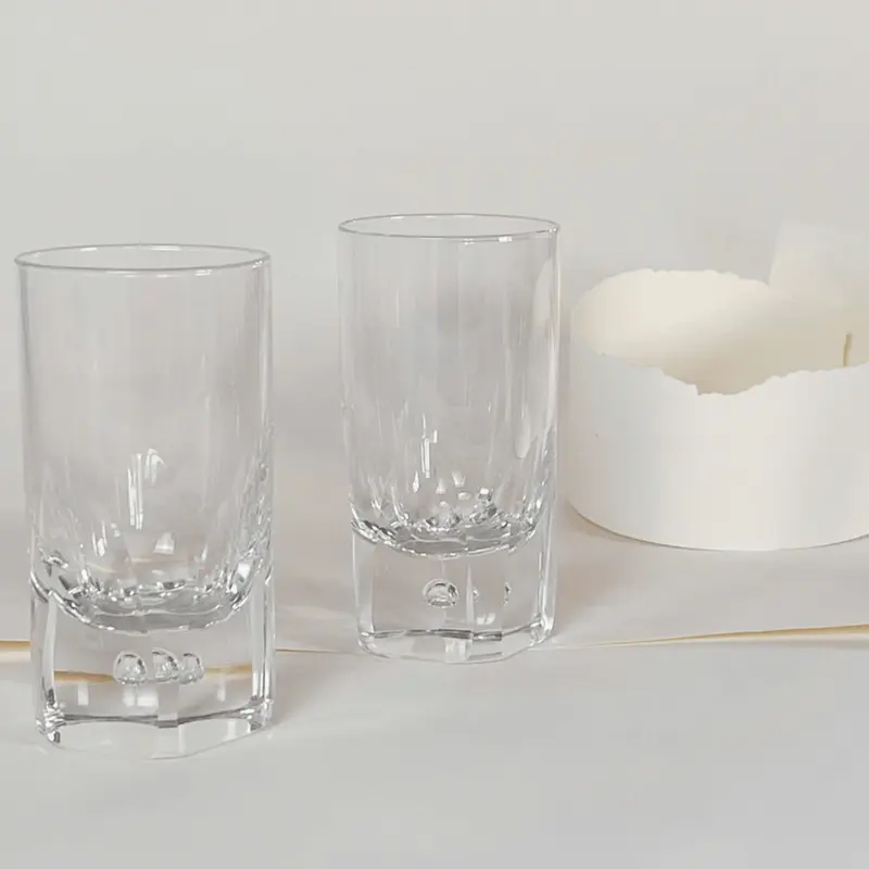 Crystal Tumblers Italian Vintage 1960s | Set of 2