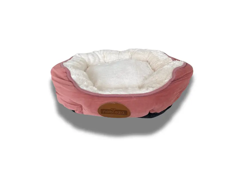 Cuccia in velluto rosa scuro pv L66xW59xH23cm Nobleza