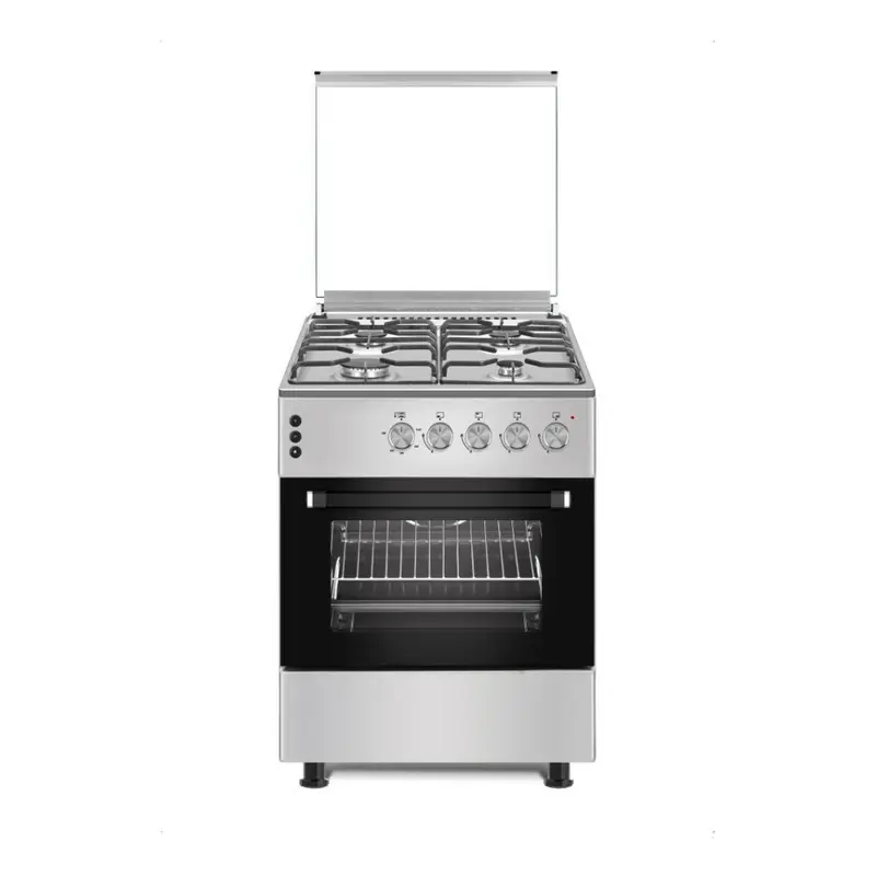 Cucina Flora 60 4 fuochi gas con forno ventilato a gas e grill elettrico