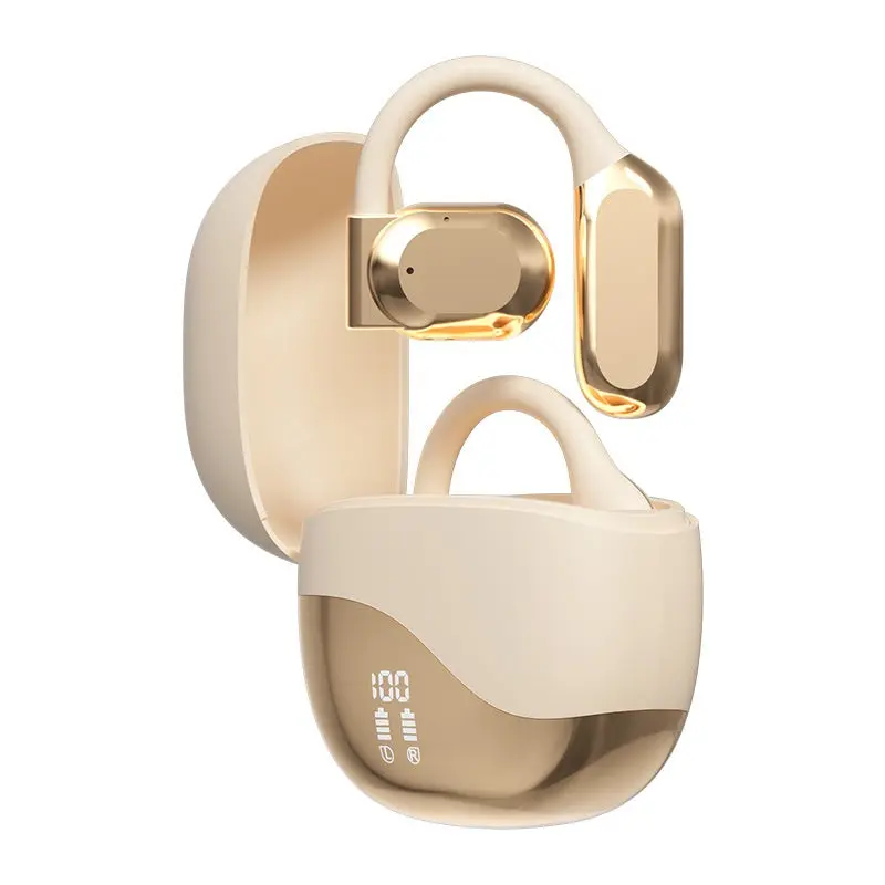 Cuffie Bluetooth a Conduzione Ossea M62 — Open-Ear, 8 Ore di Autonomia, Impermeabili, Riduzione del Rumore