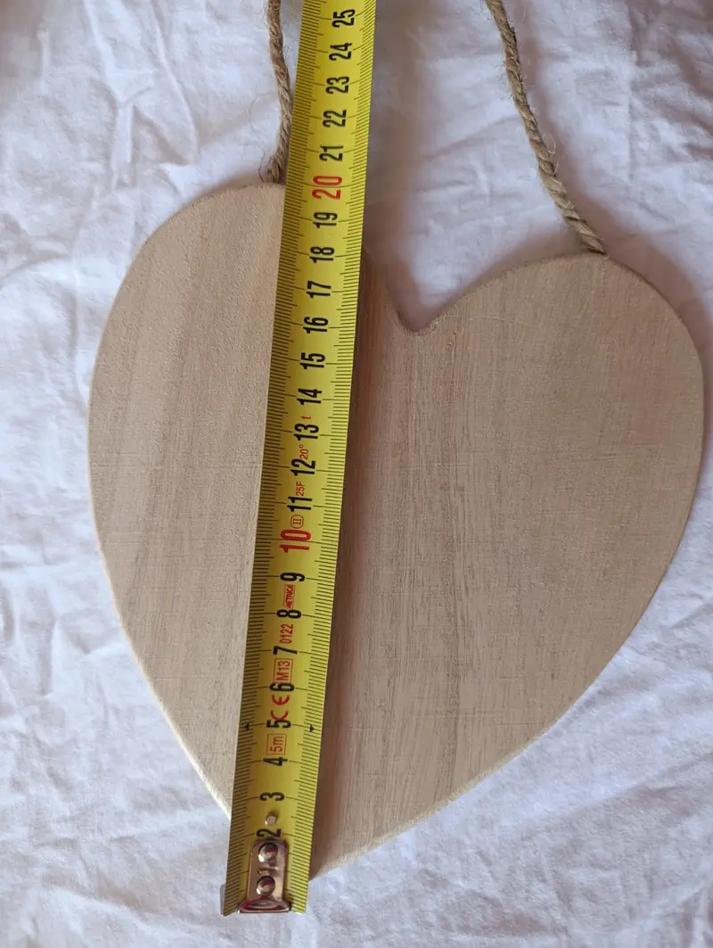 Cuori personalizzabili in legno