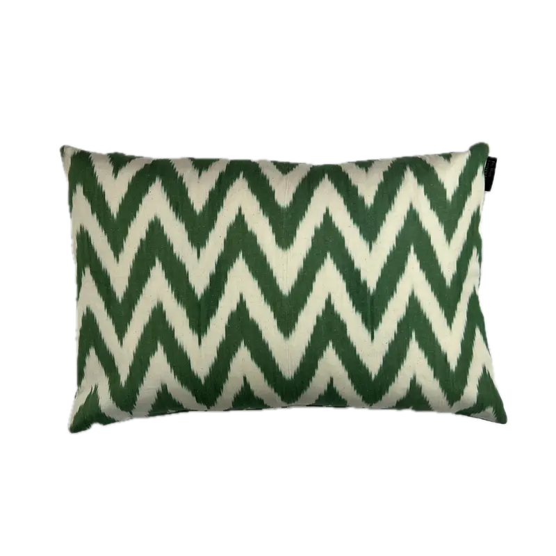 Cuscino in cotone ikat