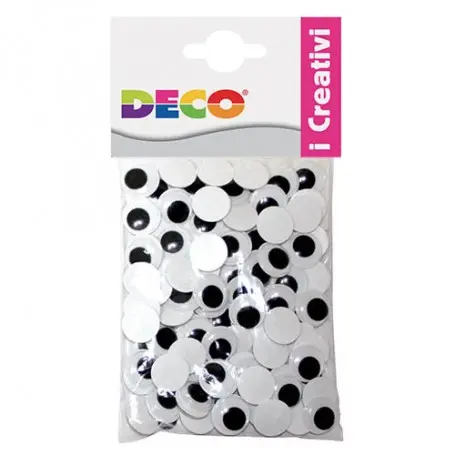 CWR DECO OCCHI MOBILI ADESIVI MM12 100PZ