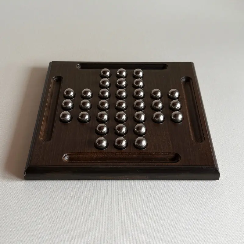 Dal Negro Wooden Chinese Solitaire Board