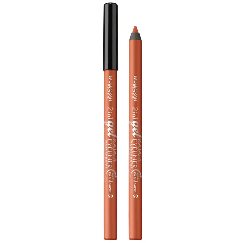 DEBORAH MATITA OCCHI 2IN1 GEL KAJAL&EYELINER WATERPROOF 05 BRONZE