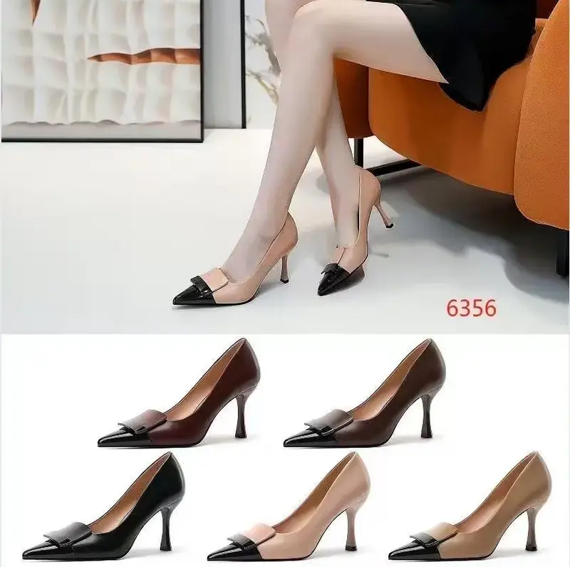 Décolleté a punta tacco 8cm bassa donna