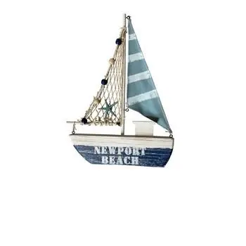DECORAZIONE BARCA A VELA CM 24X2,5H17