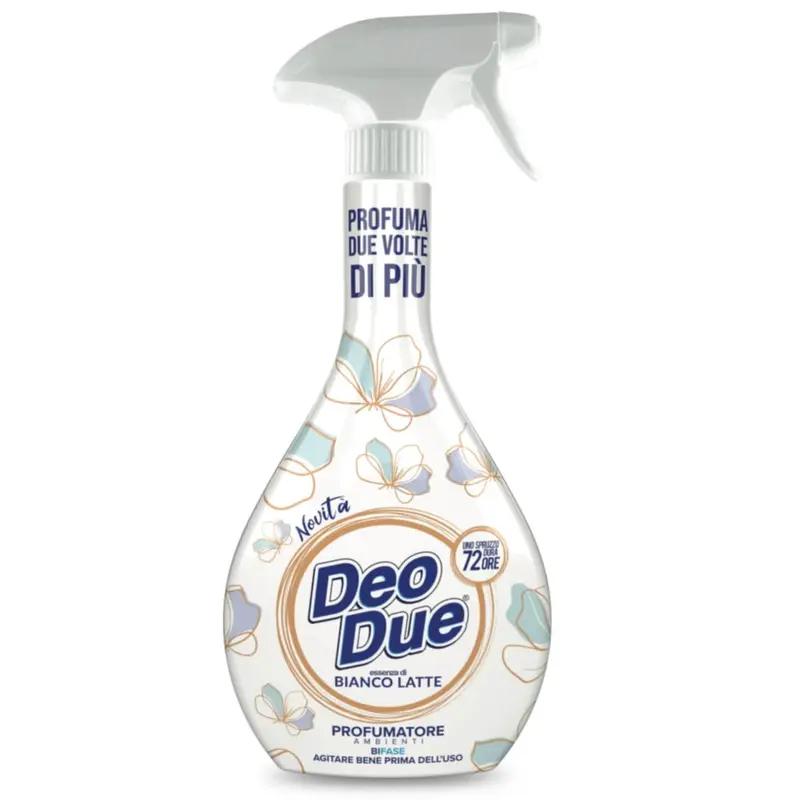 DEO DUE PROFUMATORE AMBIENTI BIFASE 450ML BIANCO LATTE