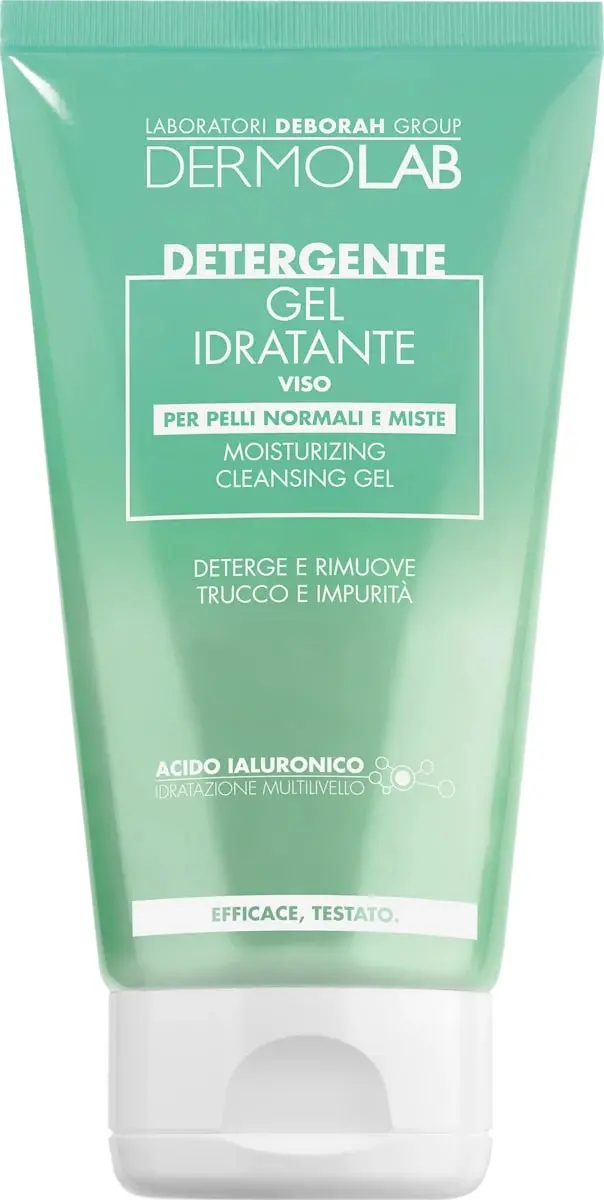 DERMOLAB DETERGENTE GEL IDRATANTE VISO 150ML PELLI NORMALI E MISTE