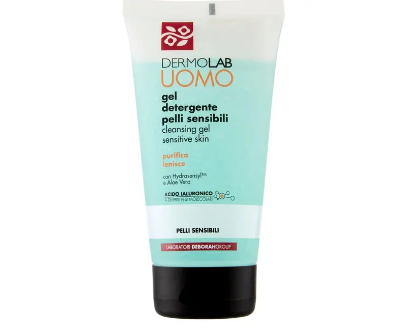 DERMOLAB UOMO GEL DETERGENTE PELLI SENSIBILI 150ML PURIFICA LENISCE