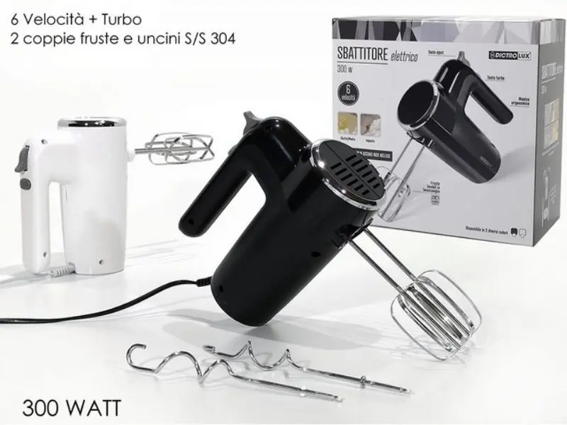 DICTROLUX SBATTITORE 300W 6 VELOCITA' + TURBO COLORI ASSORTITI