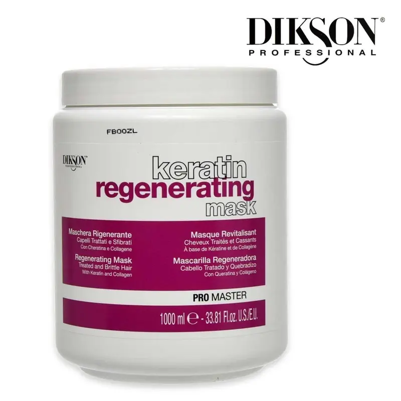 DIKSON PRO MASTER KERATIN REGENERATING MASK MASCHERA RIGENERANTE 1000ML CAPELLI TRATTATI E SFIBRATI CON CHERATINA E COLLAGENE