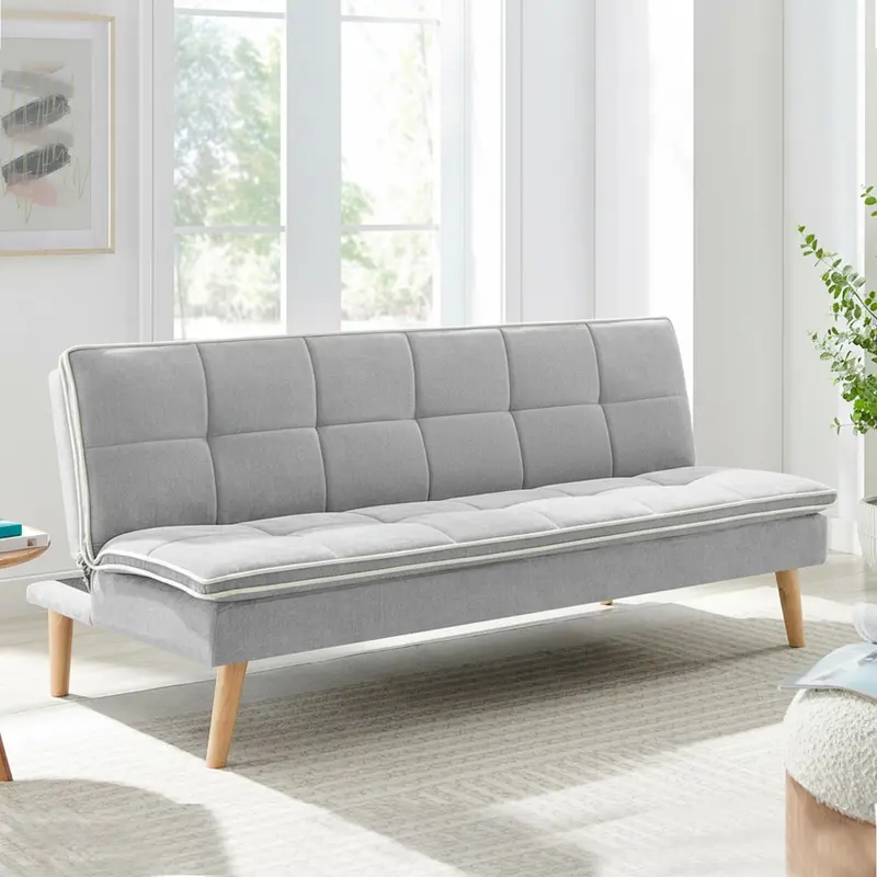 Divano letto Lunaria 3 posti colore grigio chiaro 22AQ11-25