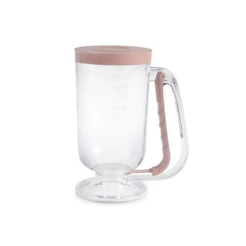 Dosatore impasto in polistirene con tappo colore rosa lt 0,95.H&H