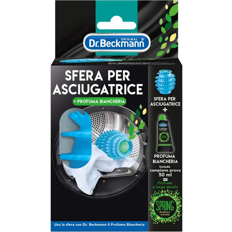 DR. BECKMANN SFERA PER ASCIUGATRICE + PROFUMA BIANCHERIA 50ML
