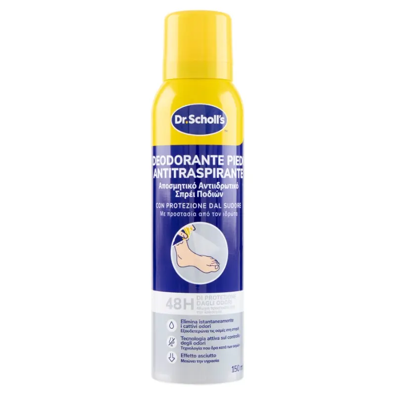 DR. SCHOLL'S DEODORANTE PIEDI ANTITRASPIRANTE 48H 150ML