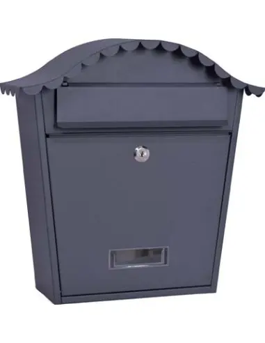 EFFE HOME CASSETTA POSTALE HOUSE NERO CM.36X37X13,5