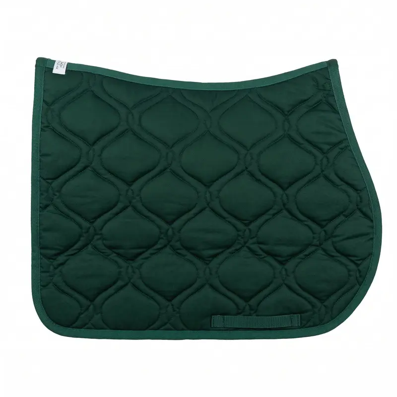 Emerald Green Quilted Horse Saddle Pad