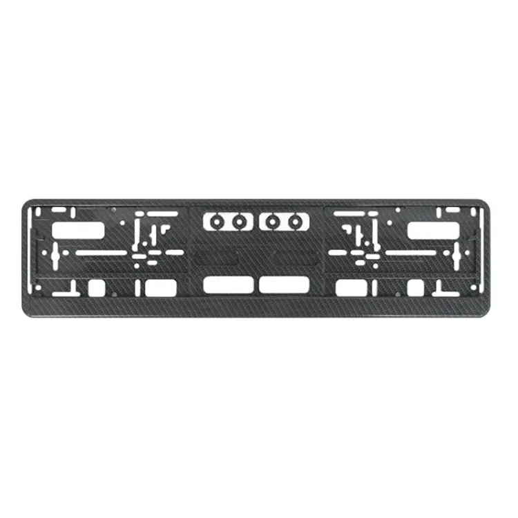 European Standard Single-strip Plastic License Plate Frame, Specification