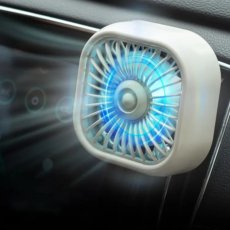 F11 Car USB Colorful Gradient Light Cooling Fan Automotive Interior, Color