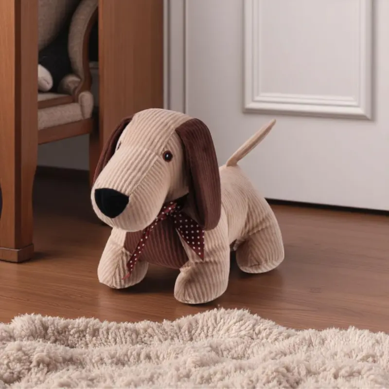 Fermaporta in tessuto modello cane – 2 modelli e 2 colori assortiti