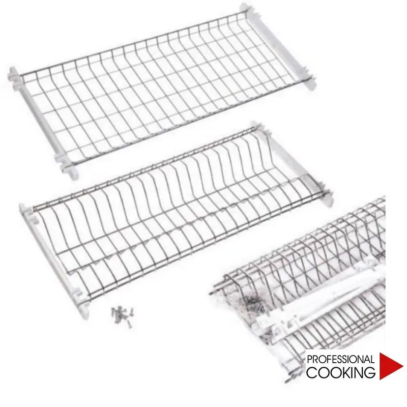 FERNOI KIT COPPIE RETI PENSILI A MOLLA CM.76 INOX CON GOCCIOLATOIO