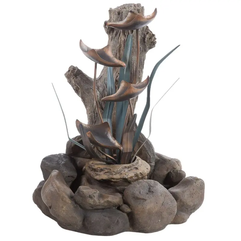Fontana decorativa in resina Ø65H55
