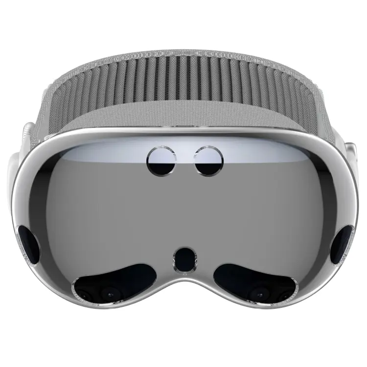For Apple Vision Pro Electroplated TPU Protective Case VR Glasses Accessories(Transparent)