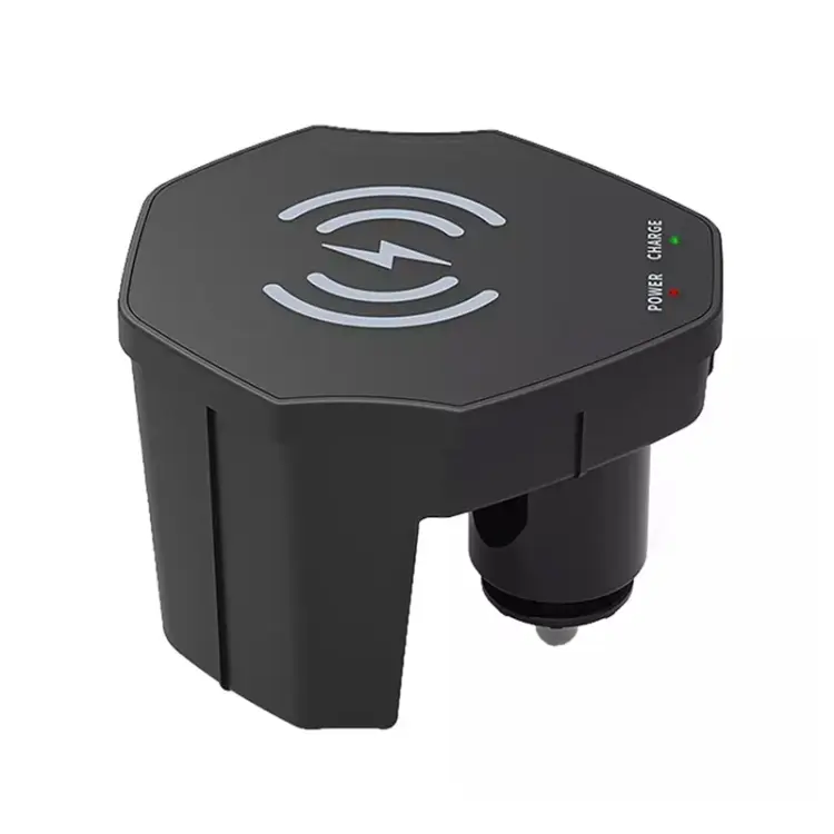 For Audi A6L 15W Car Cigarette Lighter Magnetic Wireless Charger, For Left And Right Driving