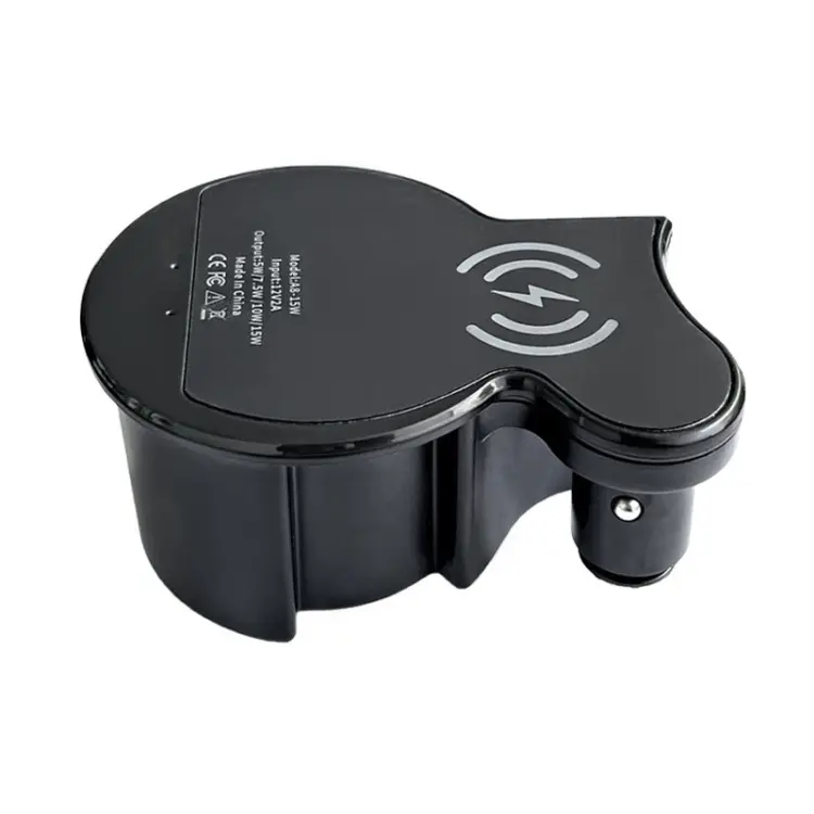 For Audi A8 Car Cigarette Lighter Mobile Phone Wireless Charger, For Left And Right Driving(For 2011-2017)