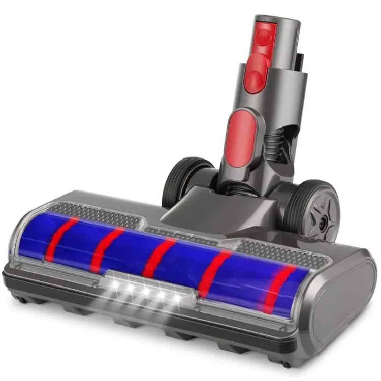 For Dyson V7 V8 V10 V11 Vacuum Cleaner Motor Head Soft Bristle Roller Brush With Light