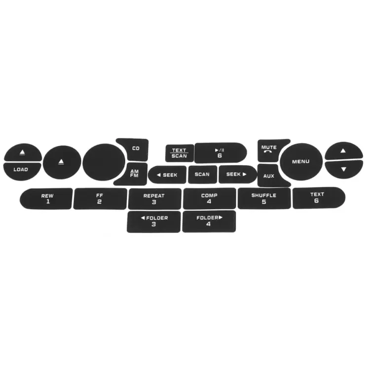 For Ford Mustang 2005-2009 Air Conditioning Button Repair Sticker