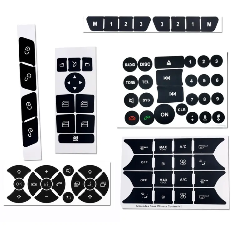 For Mercedes-Benz CLS/C218/SLK/W172/W204/GLK Air Conditioning Button Repair Sticker(Style 2)