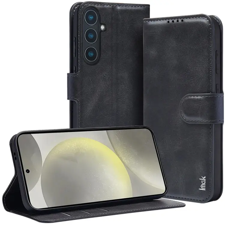 For Samsung Galaxy S24 5G IMAK Count Series Flip Leather Phone Case(Black)