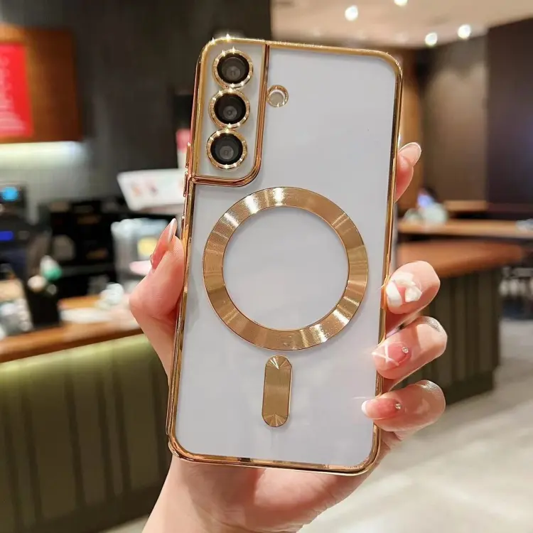 For Samsung Galaxy S24 5G MagSafe Electroplating TPU Phone Case(Gold)