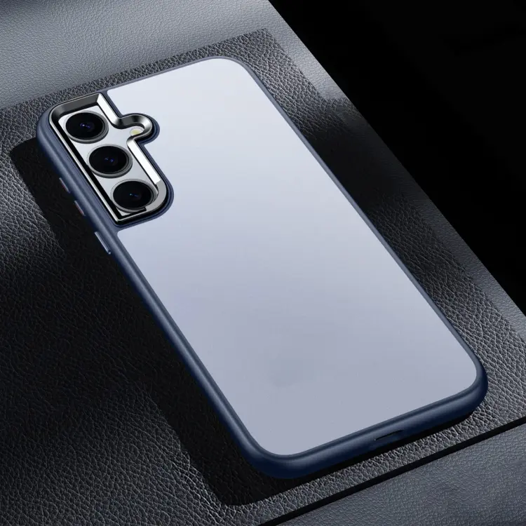 For Samsung Galaxy S24 5G SULADA Skin Feel Matte Shockproof Phone Case(Blue)