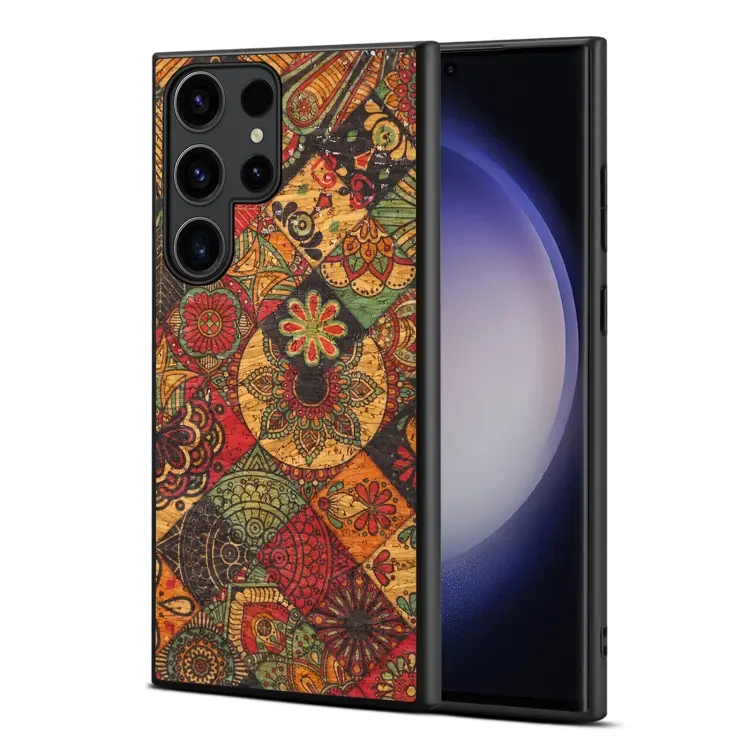 For Samsung Galaxy S24 Ultra 5G Four Seasons Flower Language Series TPU Phone Case(Autumn Yellow)