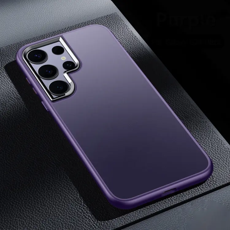 For Samsung Galaxy S24 Ultra 5G SULADA Skin Feel Matte Shockproof Phone Case(Purple)