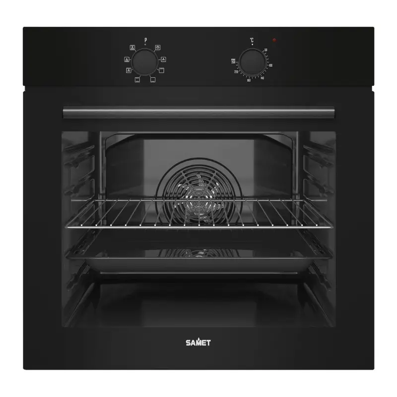 Forno Samet Calliope8F multifunzione 2 manopole colore nero classe A+