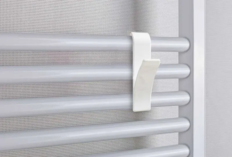 Gancio per asciugamani 4 pezzi colore bianco