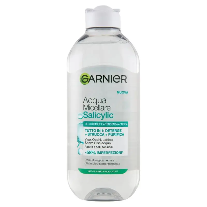 GARNIER ACQUA MICELLARE 400ML SALICYLIC PELLI GRASSE A TENDENZA ACNEICA