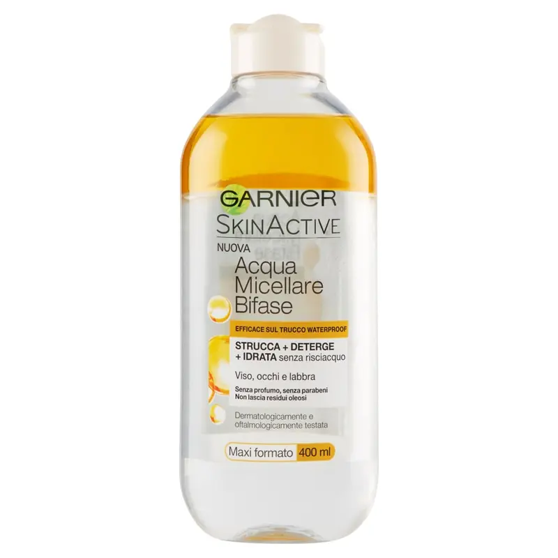 GARNIER ACQUA MICELLARE BIFASE 400ML CON OLIO D'ARGAN