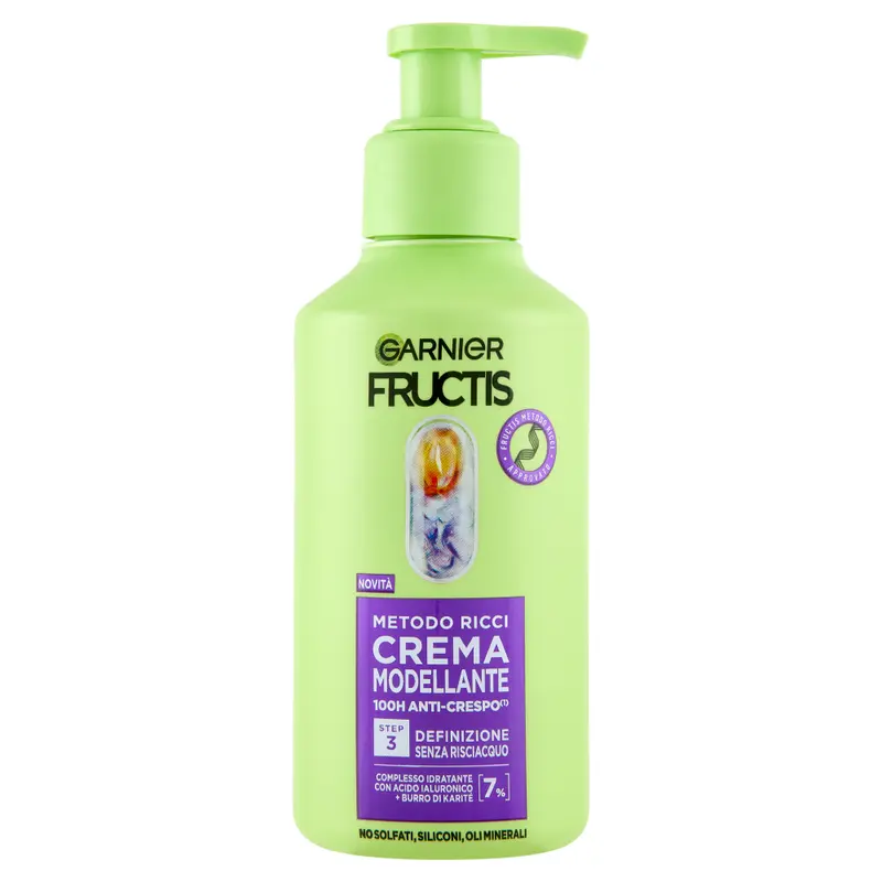 GARNIER FRUCTIS METODO RICCI STEP 3 CREMA MODELLANTE 100H ANTI-CRESPO 260ML