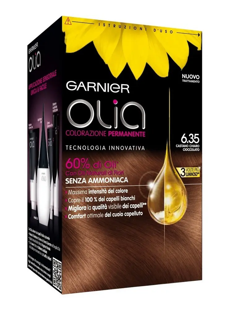 GARNIER OLIA 6.35 CASTANO CHIARO CIOCCOLATO