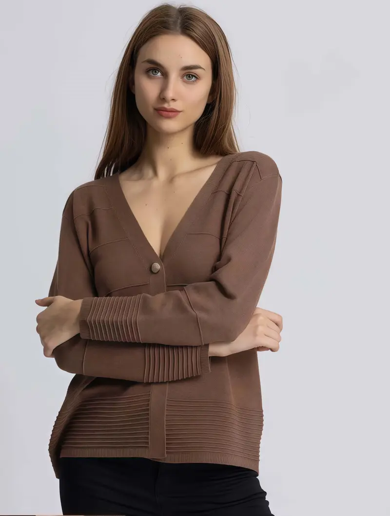 Giacca con scollo a V "OVERSIZE"