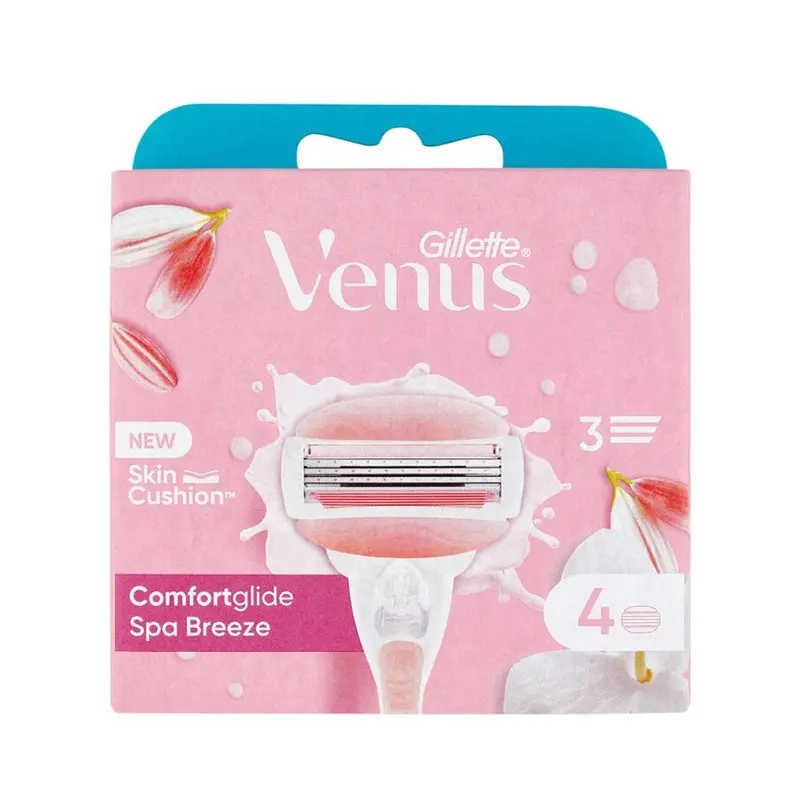 GILLETTE VENUS COMFORTGLIDE SPA BREEZE 3LAME X4RIC