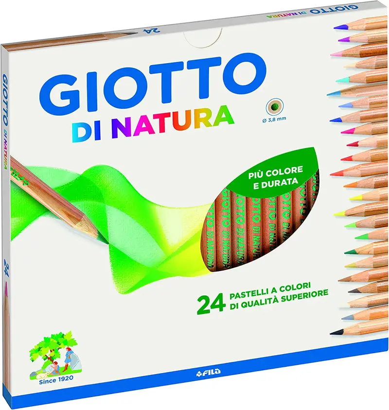GIOTTO DI NATURA 24 PASTELLI COLORATI