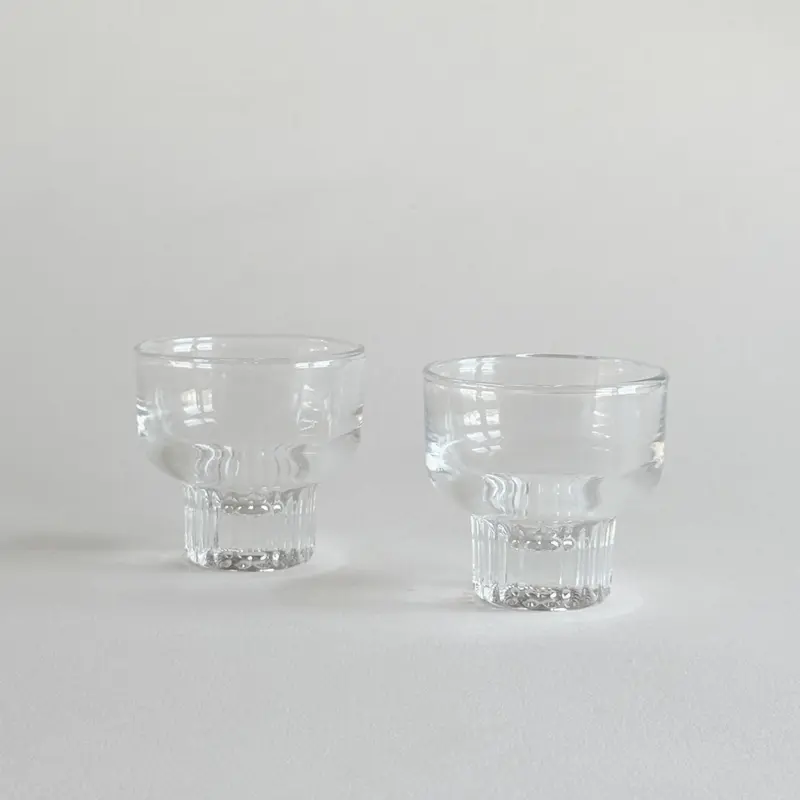 Glass Espresso Cups | Set of 2