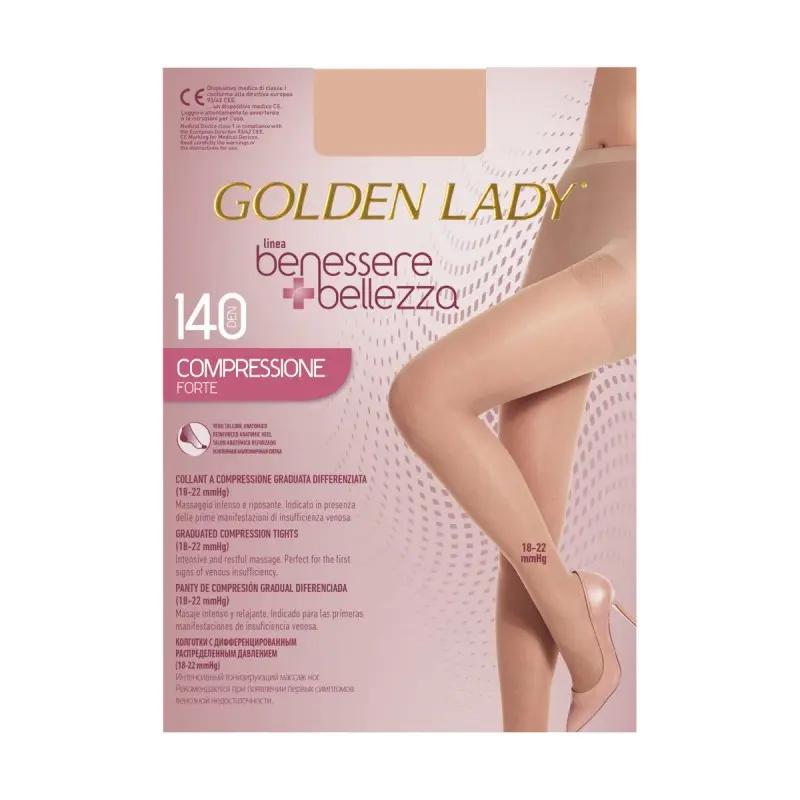 GOLDEN LADY COLLANT ACTIVSAN COMPRESSIONE FORTE 140 PLAYA 2-S